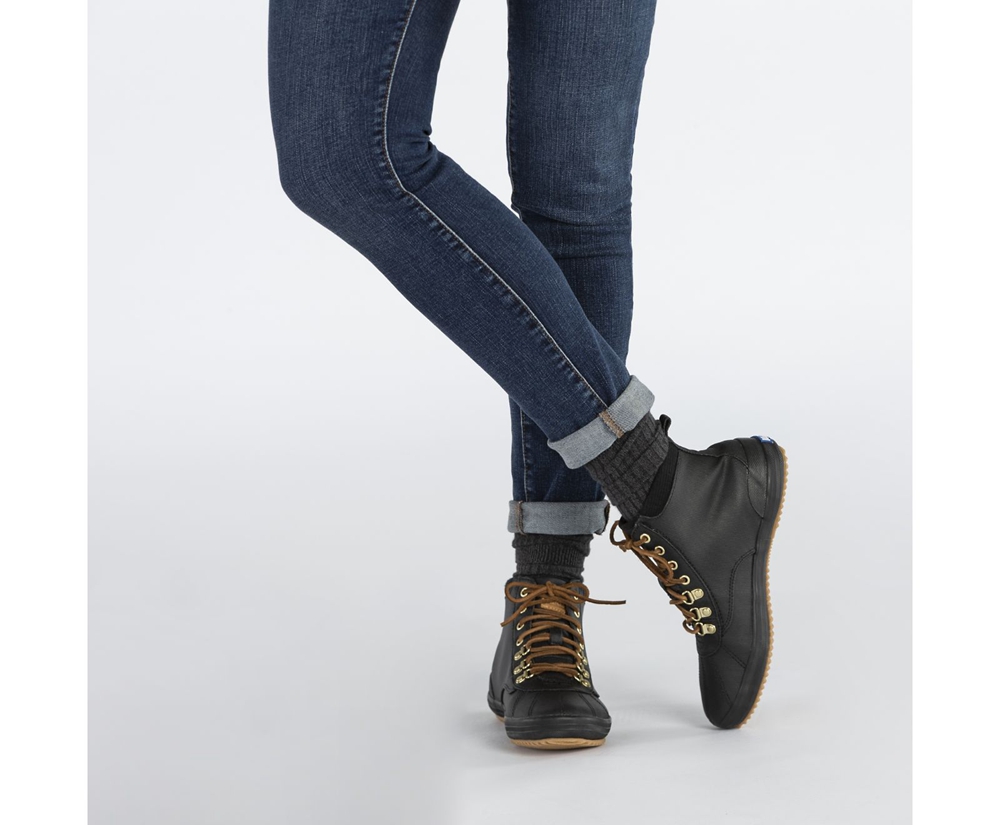 Botas Keds Mujer Negras - Scout Water-Resistant W/ Thinsulate™ - 189-YCQSUA